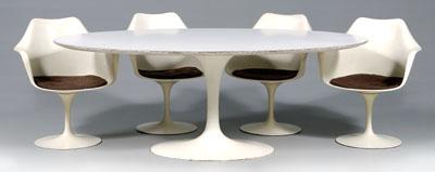 Saarinen Tulip table, chairs by