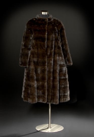 Sable Mid-Calf Coat,  with