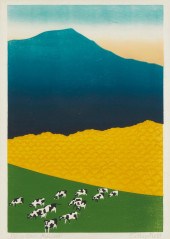 SABRA FIELD (B. 1935), "MOUNTA