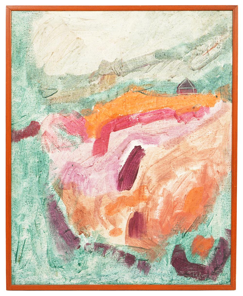 SACHA 'TEBO' THEBAUD UNTITLED OIL