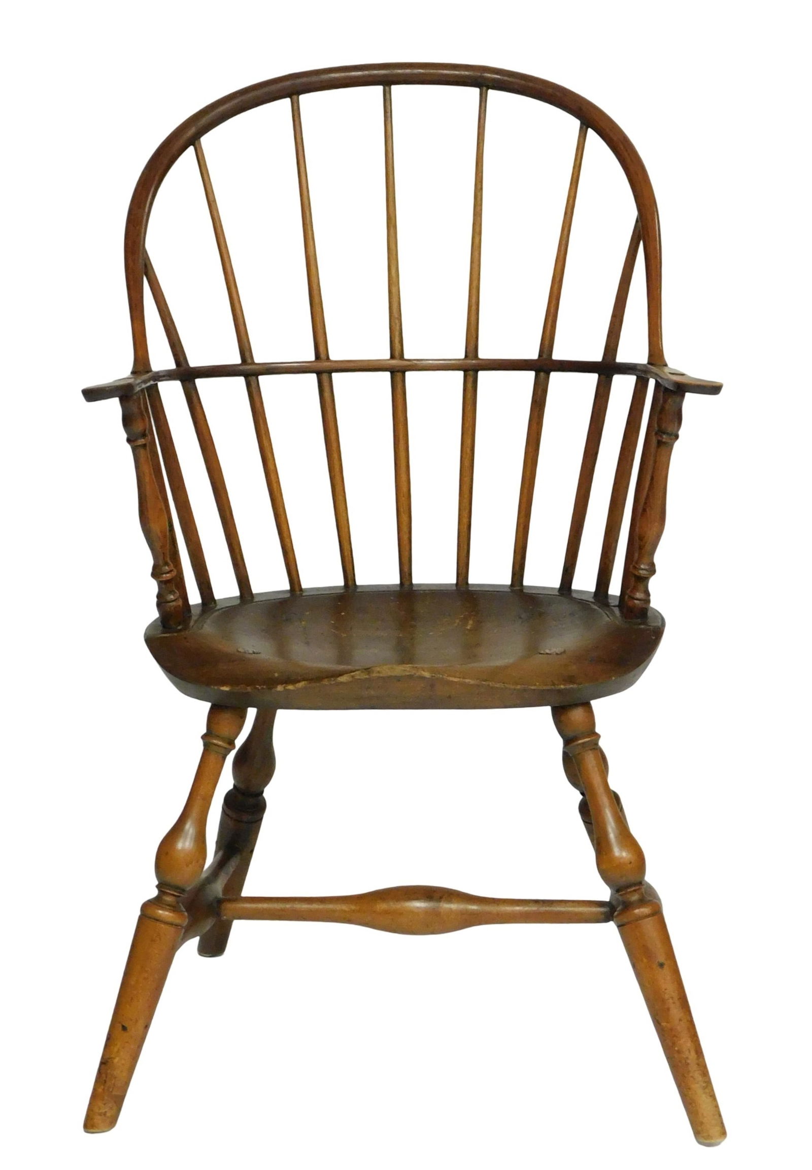 SACK-BACK WINDSOR ARMCHAIR,