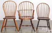 SACKBACK WINDSOR CHAIR, LATE 1