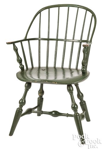 SACKBACK WINDSOR CHAIR, LATE 18TH