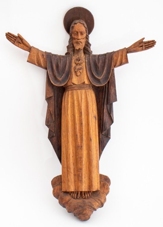 SACRED HEART OF JESUS WOODEN
