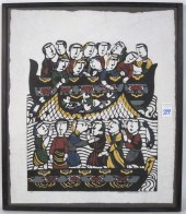 SADAO WATANABE COLOR WOODCUT (