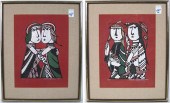 SADAO WATANABE TWO WOOD CUTS (