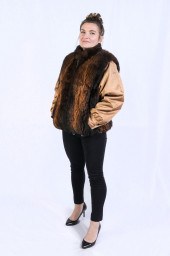 SADDLE BROWN REVERSIBLE JACKET