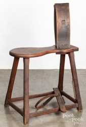 SADDLE MAKERS BENCH, 19TH C.Sa