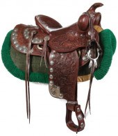 SADDLE, SPURS & MATCHING BREAS