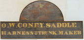 SADDLEMAKERS TRADE SIGN, "O.W.