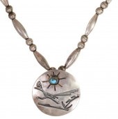 SADIE SAM NAVAJO SILVER & TURQ