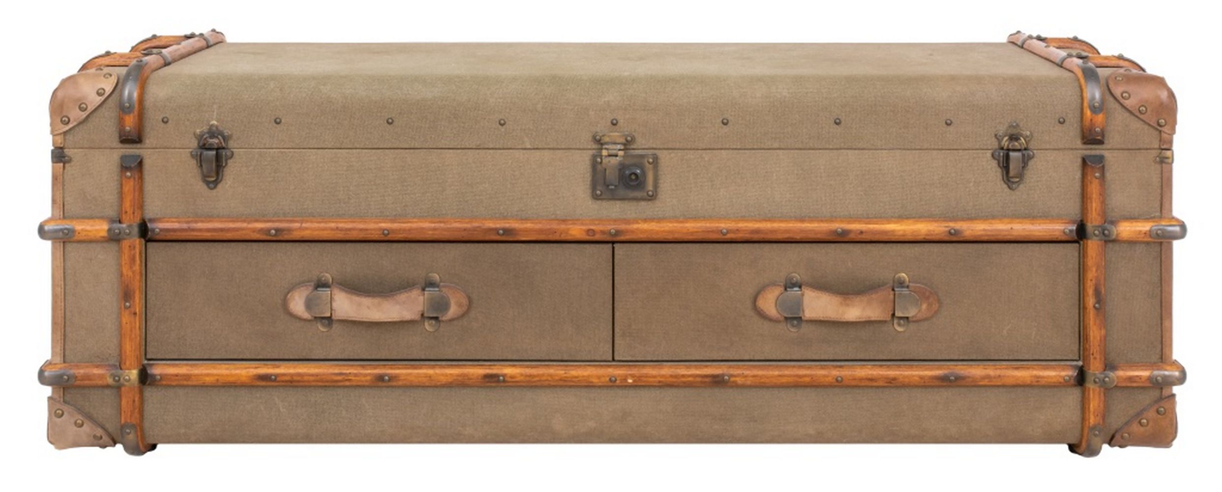SAFARI STYLE SOUTH AFRICAN TRUNK AS