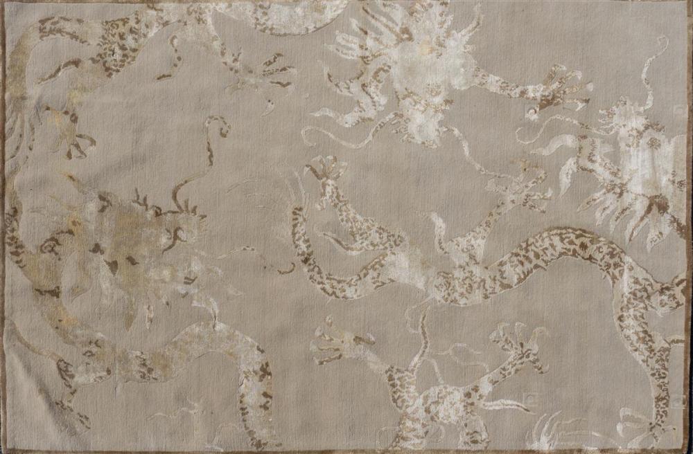SAFAVIEH WOOL VISCOSE “DRAGON” RUG,