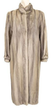 SAGA MINK WHITE MINK FULL-LENG
