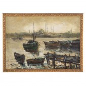 SAHLAN BALKAN. ISTANBUL, OIL (