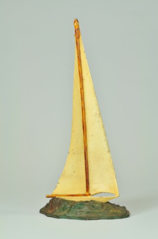 SAILBOAT DOORSTOP Hubley cast