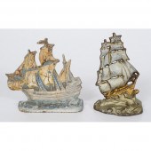 Sailing Ship Cast Iron Doorsto