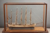 SAILING SHIP MODEL IN GLASS SH