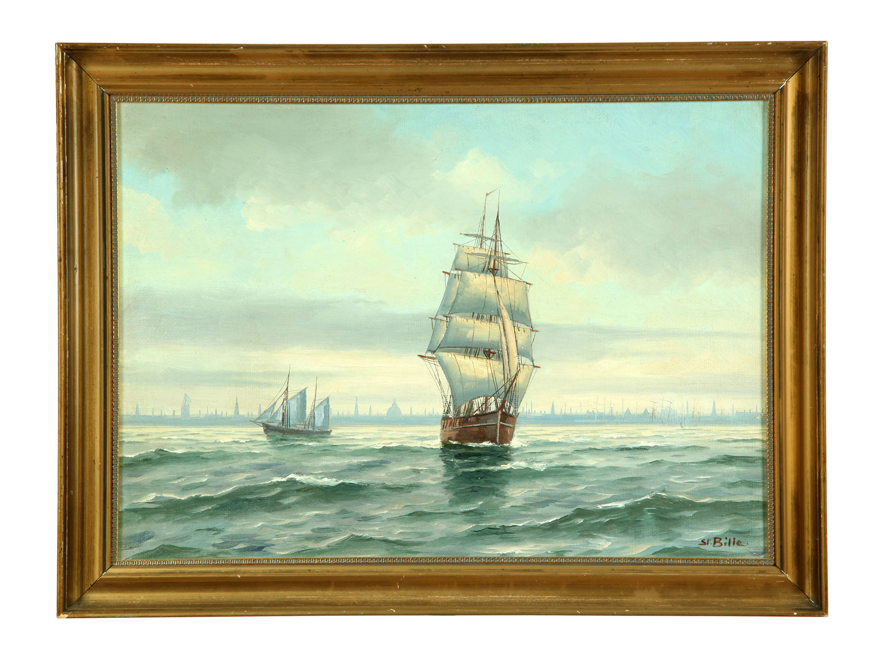 SAILING SHIPS BY STEN BILLE
