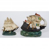 Sailing Ships Cast Iron Doorst