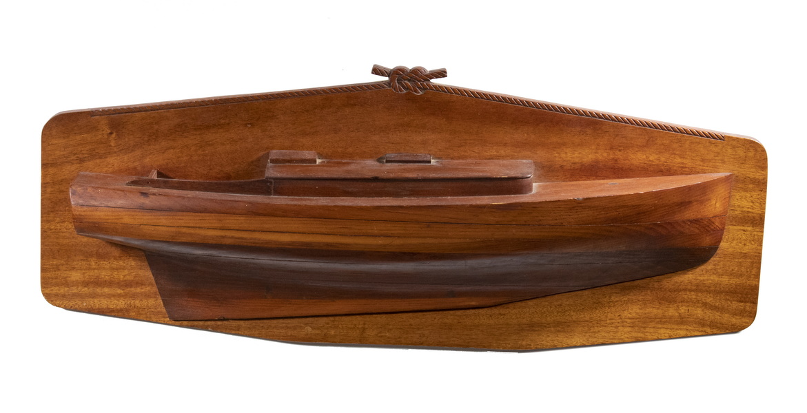 SAILING SLOOP HALF HULL MODEL