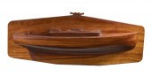SAILING SLOOP HALF HULL MODEL