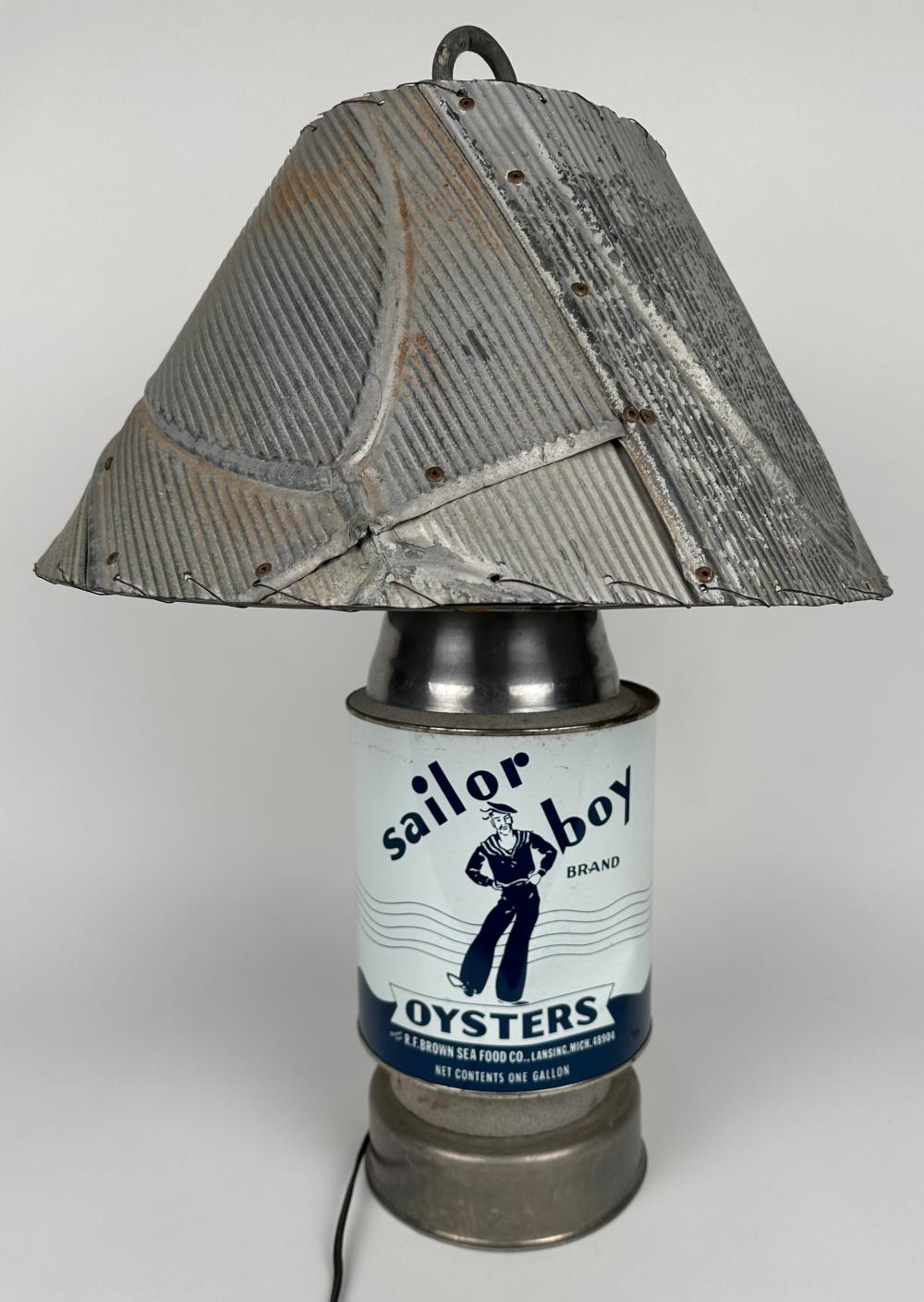 "SAILOR BOY BRAND OYSTERS" TIN