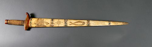 SAILOR DECORATED SWORDFISH BILL,