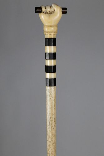SAILOR MADE ANTIQUE WHALE IVORY AND