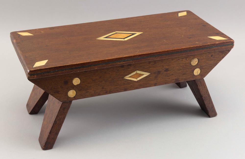 SAILOR-MADE INLAID FOOTSTOOL SECOND