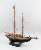 SAILOR-MADE MODEL OF A TWO-MAS