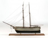 SAILOR-MADE MODEL OF THE BRIGA