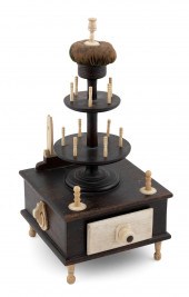 SAILOR-MADE WOOD AND BONE THRE