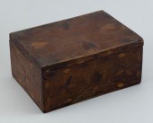 SAILOR-MADE WOODEN BOX 19TH CE