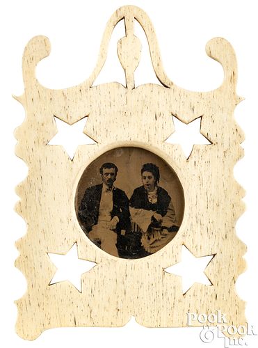SAILOR&#039;S CARVED BONE FRAME,