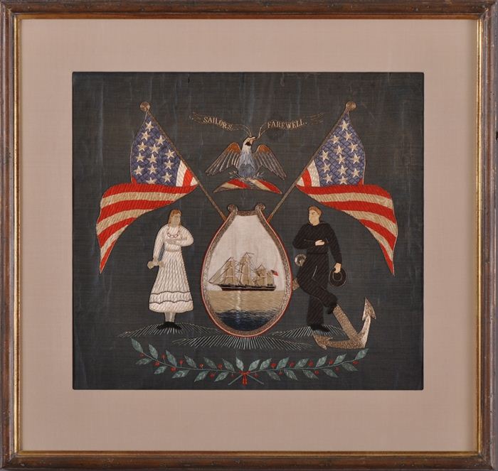 SAILORS FARWELL Depicting a