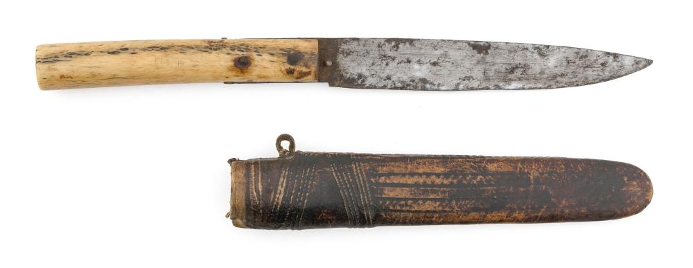 SAILOR'S WHALEBONE-HANDLED KNIFE