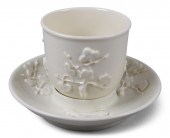SAINT-CLOUD PORCELAIN CUP AND