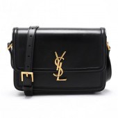 SAINT LAURENT (YSL) BLACK LEAT