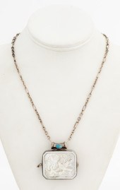 SAJEN SILVER AND M.O.P LOCKET