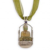 SAJEN STERLING ROCK CRYSTAL BU