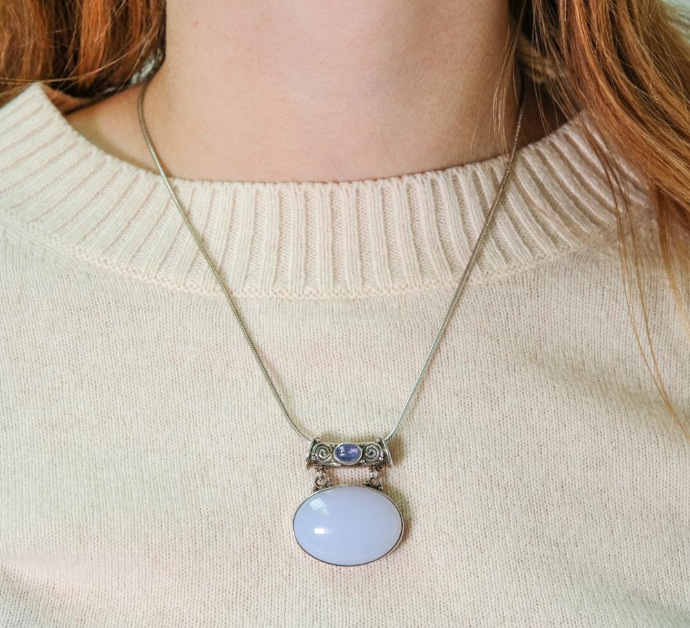 SAJEN STERLING SILVER IOLITE