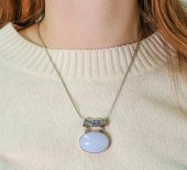 SAJEN STERLING SILVER IOLITE P