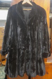 .SAKS JANDEL MINK FUR COAT AND