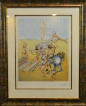 SALAVADOR DALI DRY POINT ETCHI