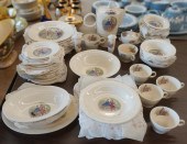 SALEM CHINA CO. GODEY PRINTS T
