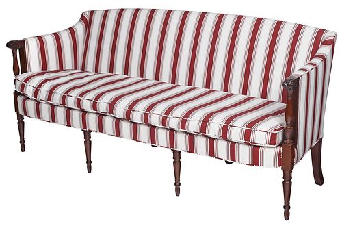 SALEM FEDERAL CARVED MAHOGANY