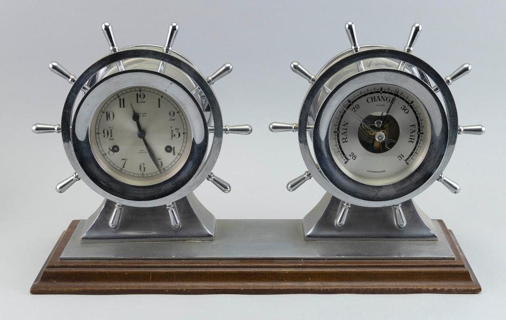 SALEM SHIP'S BELL AND BAROMETER