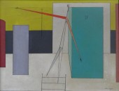 SALEMME Atillo. 1948 Cubist O/