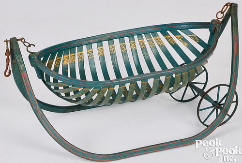 SALESMAN SAMPLE PAINTED BENTWOOD